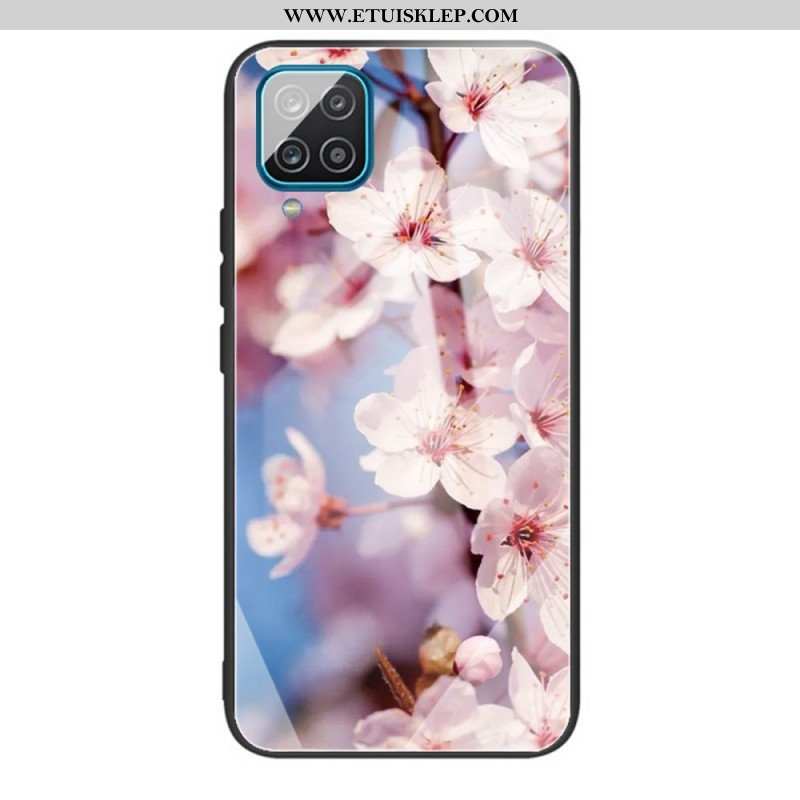 Futerały do Samsung Galaxy M32 Kwiaty Ze Szkła Hartowanego
